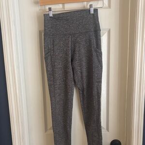 aerie fleece line Gray High-Waisted Leggings